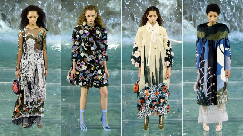 Illustration for article titled Fendi Staged One of the Prettiest Runway Shows You'll Ever See